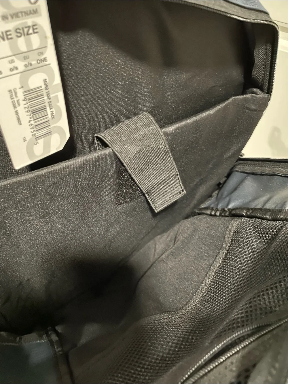 Superdry Mono Tarp Navy Backpack